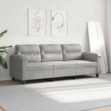  Trosjed Svjetlosiva 180 cm od mikrovlakana | shoptok.hr