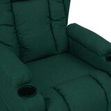  Naslanjač iz temno zelenega blaga, (20926610) | Shoptok.si