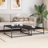  Kava Stol 2 pcs Crni hrast Konstruirano drvo | shoptok.hr