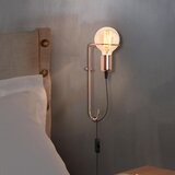 Hanah home zidna lampa E27 socket, bakar Cene