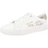 Tom Tailor Niske tenisice rozo zlatna / bijela