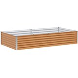  Povišena vrtna gredica 195 x 100 x 36 cm Cinkani čelik | shoptok.hr