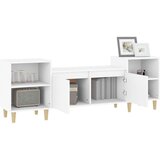 TV omarica bela 160x35x55 cm inženirski les, (20730269) | Shoptok.si