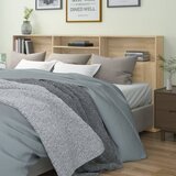  Uzglavlje s ormarićem boja hrasta sonome 220 x 19 x 103,5 cm | shoptok.hr