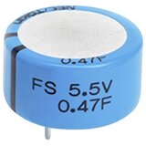 Kemet FS0H473ZF kondenzator Super-Cap 5.5 V/DC 80 % (Ø x V) 13 mm x 8.5 mm 1 kom. | Eponuda.ba