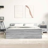  Okvir kreveta s uzglavljem i podnožjem boja hrasta 140x200 cm | shoptok.hr