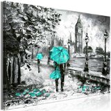  Slika - Walk in London (1 Part) Wide Turquoise 90x60 Cijene