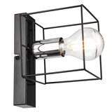  Zidna svetiljka MIKA 1xE27/60W/230V crna/hrom | Eponuda.com