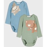 Sinsay Pamučni bodi dugih rukava s motivom životinja 2 pack | shoptok.hr