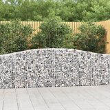  Lučne gabionske košare 5 kom 400x30x80/100 cm pocinčano željezo | shoptok.hr