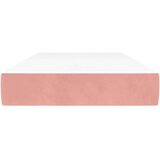  Madrac s džepičastim oprugama rozi 100x220x20 cm baršunasti | shoptok.hr