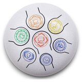  Jekleni jezični glasbeni boben 7 čaker – Happy Drums – 18 cm - Rojstni dan Cene