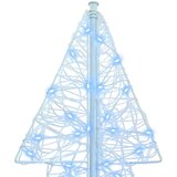 vidaXL Božićno drvce s 240 LED svjetlima Hladna bijela 180 cm Akril | shoptok.hr