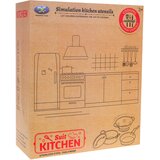  Set metalnih lonaca sa tirkiznom pregačom - 13 elemenata | Shoptok.si