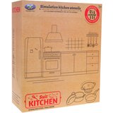  Set metalnih lonaca sa tirkiznom pregačom - 13 elemenata | shoptok.hr