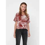 Only Brick Patterned Blouse Augustina - Women