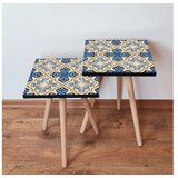 Hanah home set stolića za kafu 2Shp370, 2 dijela, šareni | Eponuda.ba