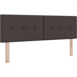 Box Spring postelja z matracom in LED temno rjava 140x190 cm tkanina, (22081011) | Shoptok.si
