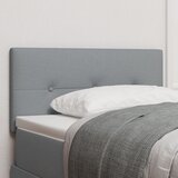vidaXL Vzglavje S Koničastim Ušesom Svetlo Sivo 90 cm Tkanina, (22008565) | Shoptok.si
