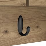  Vješalica za kapute na zidu Umjetnički hrast 80 x 20 x 30 cm | shoptok.hr