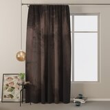 Restilo Rjava žametna zavesa AmeliaHome Velvety, 245 x 140 cm | Shoptok.si