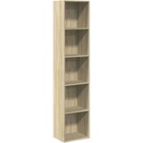vidaXL Regal za knjige boja hrasta 40x30x189 cm od konstruiranog drva | shoptok.hr