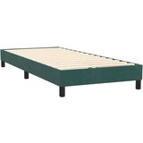 Box spring postelja z vzmetnico temno zelena 90x220 cm žamet, (21793047) | Shoptok.si