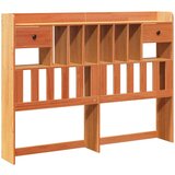  Vzglavje s predelki voščeno rjavo 150 cm trdna borovina, (21653180) | Shoptok.si