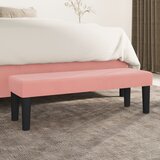vidaXL Klop roza 100x30x30 cm žamet Cene