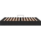  Otomanski krevet s pohranom Crna 140 x 200 cm Baršun | shoptok.hr