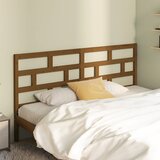  Uzglavlje za krevet boja meda 186 x 4 x 100 cm masivna borovina | shoptok.hr