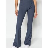 Trendyol ženske pantalone TWOSS23PL00135, antracit-siva | Eponuda.com