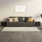 Furnova Klubske mizice s kovinskimi nogami 2 kosa črne 50x50x40 cm, (21913549) | Shoptok.si