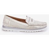 EVENTO Boto Women's Moccasins Made Of Eco Leather Silver Bralithia | ePonuda.com