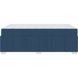  Konstrukcija postelje z vzmetnico Modra 120 x 200 cm blago, (5000127389) | Shoptok.si