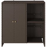  za pohranu s policom Smeđa 100 x 36 x 102 cm Ratan | shoptok.hr