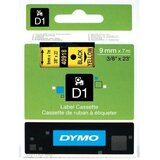 Dymo 40918 (S0720730) 9mm x 7m črn / rumen, etikete | Shoptok.si