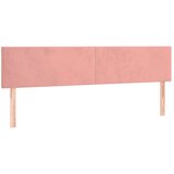  Posteljno vzglavje roza 200x5x78/88 cm žamet, (20794061) | Shoptok.si