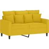  3-dijelni set sofa s jastucima žuti baršunasti | shoptok.hr