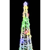 vidaXL Božično drevo 3 pcs večbarvno 40 cm 60 cm 80 cm Akril | Shoptok.si