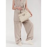 GOODIN Women's high sneakers light beige on a platform | Shoptok.si