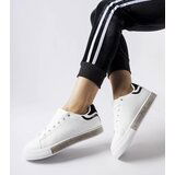 Gemre White and black sneakers with rhinestones Dina | Shoptok.si