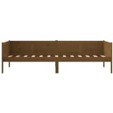  Dnevna postelja medeno rjava trdna borovina 80x200 cm, (20684298) | Shoptok.si