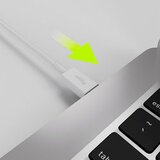 ALLITY kabel AUC-03 USB-C - USB-C 1.0 m 60W BELO Slike