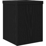  Stalak za biljke 2 pcs Crni hrast 15 x 15 x 20 cm | Eponuda.com