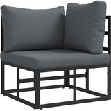  Sjedeća garnitura za vrt 13 kom. Crna Aluminij | shoptok.hr