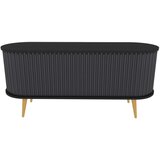 Kalune Design Stor - Black, Anthracite BlackAnthracite TV Stand Cene