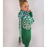 Pri Long cardigan colorful leopard sweater with wool | shoptok.hr