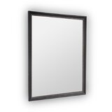 Tri O zidno ogledalo nadine (d x š x v: 10 mm x 34 cm x 45 cm, crna boja) Cijene