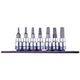 Kralj Tony komplet 1/4 "Torx Caps z luknjo 7 elementov 2037 T10 - T40, (21121970)